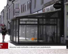 Městská rada rozhodla o úlevách pro podnikatele