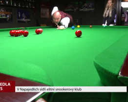 V Napajedlích sídlí elitní snookerový klub