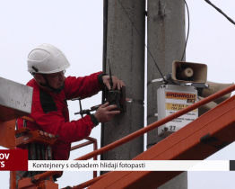 Kontejnery s odpadem hlídají fotopasti