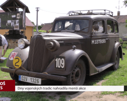 Dny vojenských tradic nahradila menší akce