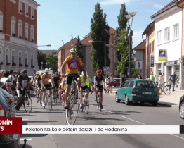 Peloton Na kole dětem dorazil i do Hodonína