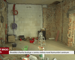 Brodská charita buduje v centru města nové komunitní centrum