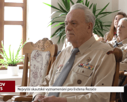Nejvyšší skautské vyznamenání pro Evžena Řezáče