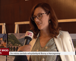 Do města zavítala velvyslankyně Bosny a Hercegoviny