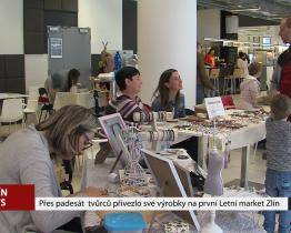 Přes padesát  tvůrců přivezlo své výrobky na první Letní market Zlín