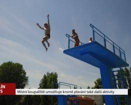 Místní koupaliště umožňuje kromě plavání také další aktivity