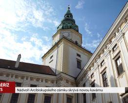 Nádvoří Arcibiskupského zámku skrývá novou kavárnu