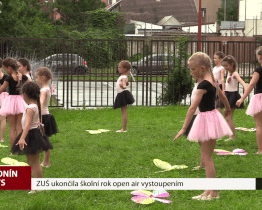 ZUŠ ukončila školní rok open air vystoupením