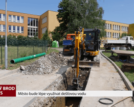 Město bude lépe využívat dešťovou vodu