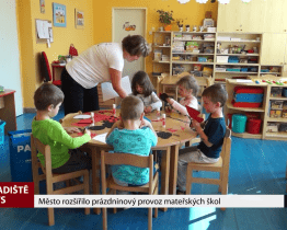 Město rozšířilo prázdninový provoz mateřských škol