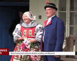Dva Francouzi oslavili zlatou svatbu na Moravě