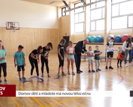 Domov dětí a mládeže má novou tělocvičnu