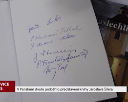 V Panském dvoře proběhlo představení knihy Jaroslava Šilera