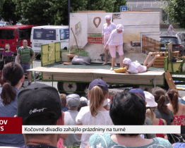 Kočovné divadlo zahájilo prázdniny na turné