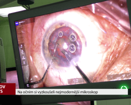 Na očním si vyzkoušeli nejmodernější mikroskop