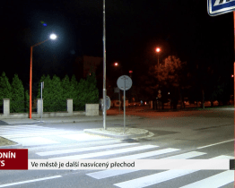 Ve městě je další nasvícený přechod