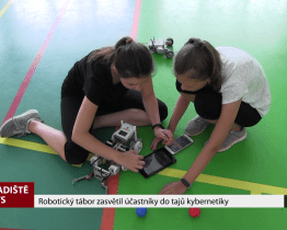 Robotický tábor zasvětil účastníky do tajů kybernetiky