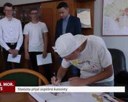 Starosta přijal úspěšné kanoisty