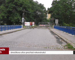 Jánošíkova ulice prochází rekonstrukcí