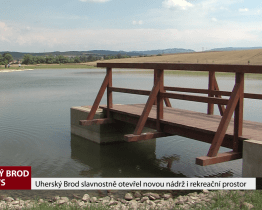 V Uherském Brodě slavnostně otevřeli novou nádrž i rekreační prostor