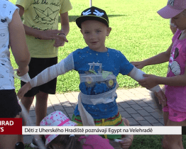 Děti z Uherského Hradiště poznávají Egypt na Velehradě