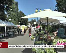 Město získalo stavební povolení na rekonstrukci tržiště Pod Kaštany