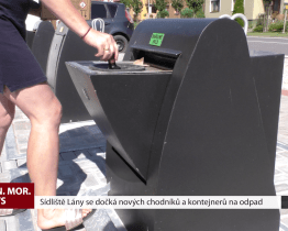 Sídliště Lány se dočká nových chodníků a kontejnerů na odpad