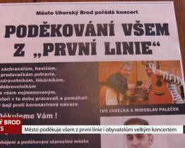 Město poděkuje všem z první linie i obyvatelům velkým koncertem