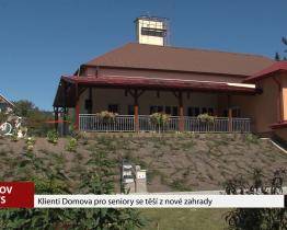 Klienti Domova pro seniory se těší z nové zahrady