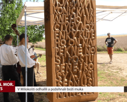 V Milokošti odhalili a požehnali boží muka