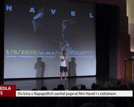 Do kina v Napajedlích zavítal poprvé film Havel i s režisérem