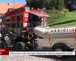 V Bílovicích se po roce opět uskutečnilo rodinné odpoledne s hasiči