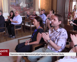 Starosta města slavnostně přijal hosty Letní filmové školy