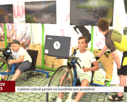 Cyklisté vybrali peníze na handbike pro postižené