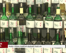Hody v Hluku tradičně obohatil i košt vín