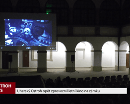 Uherský Ostroh opět zprovoznil letní kino na zámku