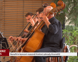 Benefiční koncert rozezněl Květné zahrady Kroměříž