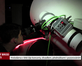Hvězdárna v létě žije koncerty, divadlem, přednáškami a pozorováním