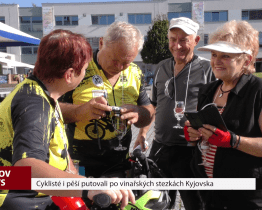 Cyklisté i pěší putovali po vinařských stezkách Kyjovska