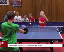 Zájem dětí o stolní tenis v Hodoníně roste