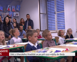 Děti z Uherského Hradiště se po půl roce vrátily do školy