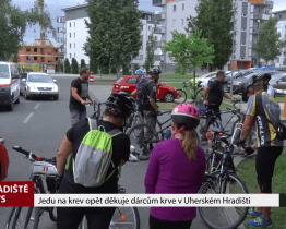 Akce Jedu na krev opět děkuje dárcům krve v Uherském Hradišti