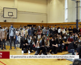 SŠ gastronomie a obchodu zahájila školní rok barmanskou show