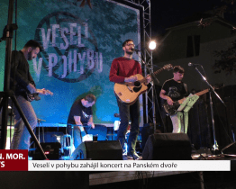 Veselí v pohybu zahájil koncert na Panském dvoře