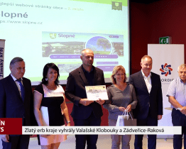 Zlatý erb kraje vyhrály Valašské Klobouky a Zádveřice-Raková