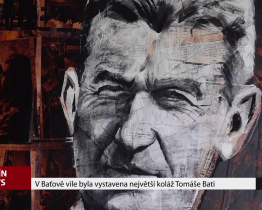 V Baťově vile byla vystavena největší koláž Tomáše Bati