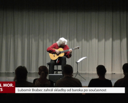 Lubomír Brabec zahrál skladby od baroka po současnost