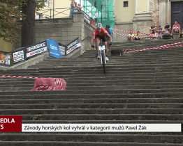 Závody horských kol vyhrál v kategorii mužů Pavel Žák