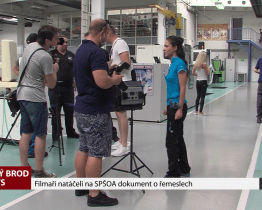 Filmaři natáčeli na SPŠOA dokument o řemeslech