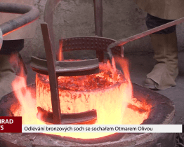 Odlévání bronzových soch s akademickým sochařem Otmarem Olivou